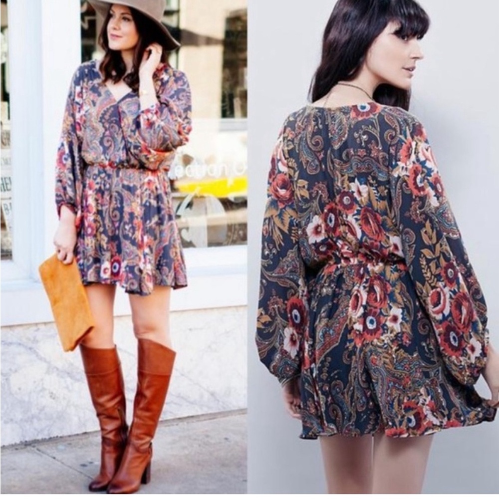 Free people high plains tunic dress